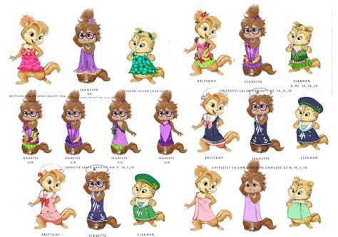 the chipettes names|female alvin and the chipmunks.